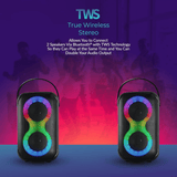 IQ Sound Karaoke Kraze 2x 4-Inch Portable Bluetooth Speaker