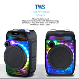 IQ Sound CYBER FLEX8 8-Inch Portable Bluetooth Speaker