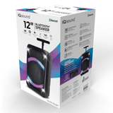 IQ Sound 12-Inch Portable Bluetooth Party Speaker with TWS
