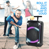 IQ Sound 12-Inch Portable Bluetooth Party Speaker with TWS