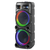 IQ Sound 2x12-Inch Portable Bluetooth Party Speaker