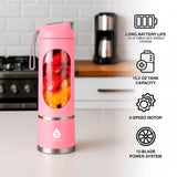 Pursonic USB Portable Juicer & Blender Cup – On-the-Go 12-Blade Smoothie Maker with 3-Speed Motor & USB-C Fast Charging