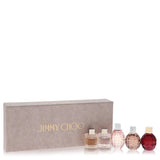 Jimmy Choo Fever by Jimmy Choo Gift Set -- 3 x .15 oz Mini EDP Sprays in Jimmy Choo Illicit, Jimmy Choo, & Jimmy Choo Fever + 2 x .15 oz Mini EDT sprays in Jimmy Choo Illicit Flower & Jimmy Choo Lâ€™eau for Women