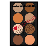 L. A. COLORS I Heart Makeup Contour Palette - Medium To Deep