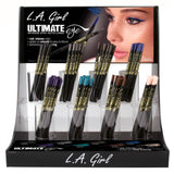 L.A. GIRL Ultimate Auto Eyeliner Acrylic Display Set, 96 Pieces