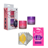 Lip Care Luxe Duo: Hydrating Lip Masks (Pack of 6) & Lip Sleeping Mask 2 Pack by Pursonic