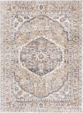 Beige Hiti Washable Area Rug