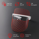 Pursonic 7-in-1 LED Light Therapy Face Mask, Sculpting Wand, and Neckplate