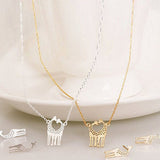 LOVE IS TALL Giraffe Love Necklace and Earrings Set of 3
