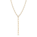 Large Elongated Link Lariat by eklexic