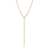 Large Elongated Link Lariat by eklexic