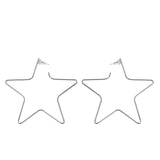 Large Full Star Earrings by eklexic
