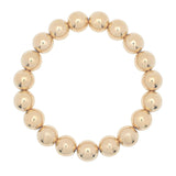 Large Gold Ball Bracelet by eklexic