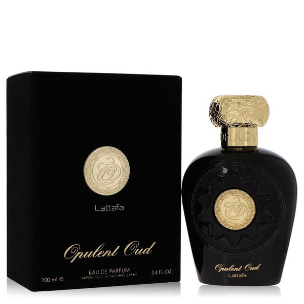 Lattafa Opulent Oud by Lattafa Eau De Parfum Spray (Unisex) 3.4 oz for Men