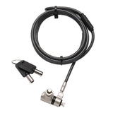 Mobile Edge MEAKL3 CORE Gaming Universal Ultra-Slim 6.5-Ft. Key Cable Lock for Laptops
