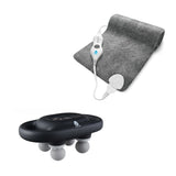 Recovery Essential: 9-Speed Massage Gun & Extra Large Microplush Heating Pad