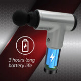 Pursonic Heated Poncho & 6-Speed Deep Tissue Massager