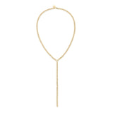 Micro Link Curb Chain Lariat by eklexic