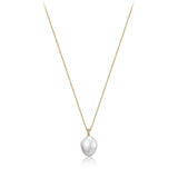 Mini Pearl Pendant Necklace by eklexic
