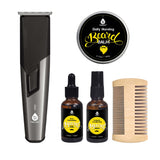 Mario Lopez Rechargeable Men’s Grooming & Beard Care Bundle – Complete Hair, Beard, Nose, and Ear Kit by Pursonic