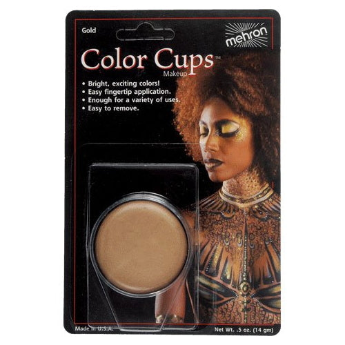 mehron Color Cups Face and Body Paint - Gold