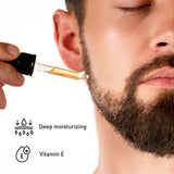 Men’s Grooming Essentials Bundle – Assorted Face & Body Wipes (3-Pack, Cedarwood, Tea Tree, Eucalyptus) + Pursonic Beard Care Grooming Kit by Pursonic