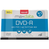 Maxell 638011 DVD-R 16x 4.7-GB/120-Minute Single-Sided Discs (50 Count on Spindle)