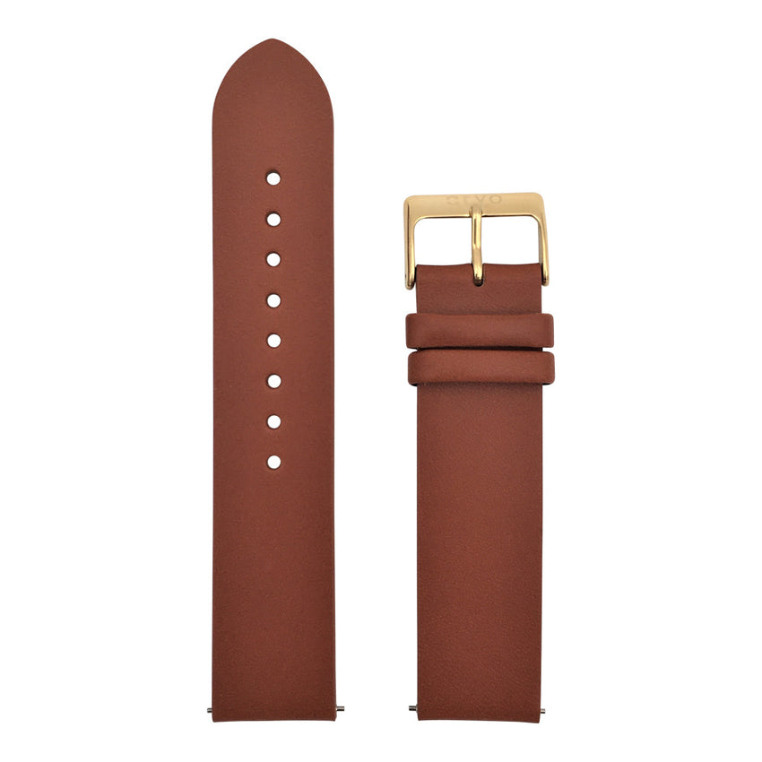 Arvo Mahogany Genuine Leather Watch Band by Arvo