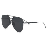 Smaller Megan 2 Jet Black- Tangle Free Aviator Sunglasses by TopFoxx