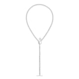 Micro Link Curb Chain Convertible Lariat by eklexic