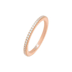 Micro Pavé Eternity Band by By Adina Eden
