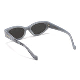 Kat x Money Moves - Grey Cateye Sunglasses by TopFoxx