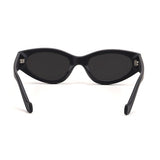Kat x Money Moves - Black Cateye Sunglasses by TopFoxx