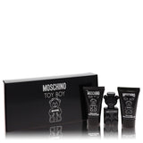 Moschino Toy Boy by Moschino Gift Set -- .17 oz Mini EDP + .8 oz Shower Gel + .8 oz After Shave Balm for Men