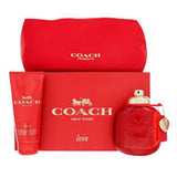 Coach Love 3Pcs. Gift Set: 3.0Oz Edp3.3Oz Body Lotionpouch Women