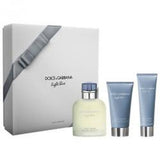 Light Blue 3 Pcs. Gift Set: 4.2 Fl.Oz. Edt Spray 1.6 Fl.Oz. Aftershave Balm And 1.6 Fl.Oz. Shower Gel For Men.