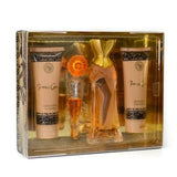 French Cancan 4 Pcs. Gift Set: 3.3 Fl.Oz. Edp Spray 4.3 Fl.Oz. Shower Gel 4.3 Fl.Oz. Body Lotion And .6 Fl.Oz. Edp Spray For Women.New Brand