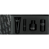 Keneth Cole Black Gift Set 4 Pieces (3.4 Fl. Oz. Eau De Toilette Spray +3.4 Asg+ 2.6 Deo+ .5Oz Edt Splash ) Men