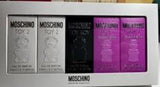 Moschino 5 Pcs. Set: Toy 2 + Toy 2 + Toy Boy + Toy 2 Bubblegum + Toy 2 Bubblegum Women. Perfume By For