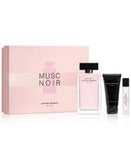 Narciso Rodriguez Musk Noir 3 Pcs. Set: 3.4 Edp Spray Perfume By Narciso Rodriguez For Women