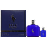 Polo Blue 2 Pcs. Gift Set: 4.2 Fl.Oz. Edt Spray And .5 Fl.Oz. Edt For Men