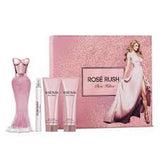 Paris Hilton Rose Rush 4 Pcs. Gift Set: 3.4 Fl.Oz. Edt 3.0 Fl.Oz. Shower Gel 3.0 Fl.Oz. Body Lotion And .3 Fl.Oz. Edt W. By Parlux