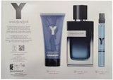 Y By Yves Saint Laurent 3 Pce Gift Set: 3.4 Edp + 10 Ml Edp+ 1.6Oz. Gel For Men