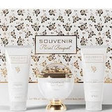 Afnan Souvenir Floral Bouquet 3 Pcs. Set: 3.4Oz Edp 3.4Oz. Body Lotion 3.4Oz. Gel W