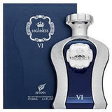 Afnan Vi His Highness Blue 3.4Oz Edp Spray M