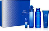 360 Very Blue By Perry Ellis 4 Pcs. Gift Set:3.4Oz Edt Sp 6.8Oz Body Spray 3.0Oz Shower Gel 7.5Ml Edt Spray Men