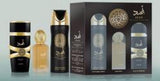 Lattafa Asad 3 Pc Set: 3.4 Edp Spray + 6.8 Deo Spray + Hair Mist For Men