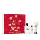 Acqua Di Gio 3 Pcs. Gift Set: 3.4Oz Edt 2.5Oz Gel0.5Oz Edt M