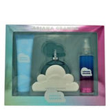 Ariana Grande Cloud 3 Pcs. Gift Set:3.4 Edp + 4Oz. Body Mist + 3.4 Oz. Gel W