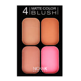 NICKA K 4 Matte Color Blush Set